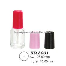 Empty Glass Nail Gel Polish Bottles With Cap And Brush